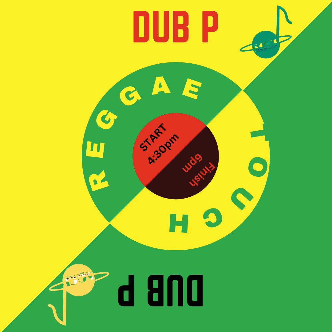 Red and Dark Sienna Music Poster